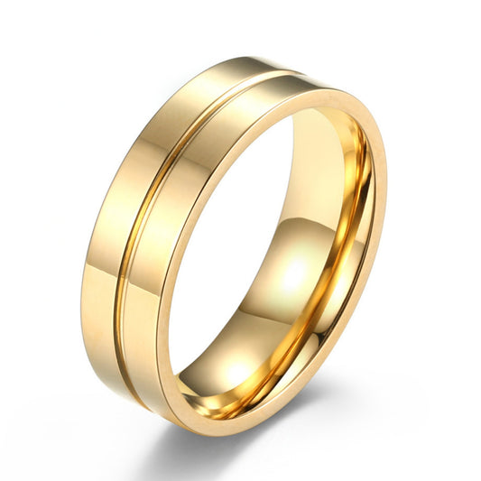 Flydeer Men Wedding Band Titanium Steel Men Rings Engagement Rings for Men Size 8-12