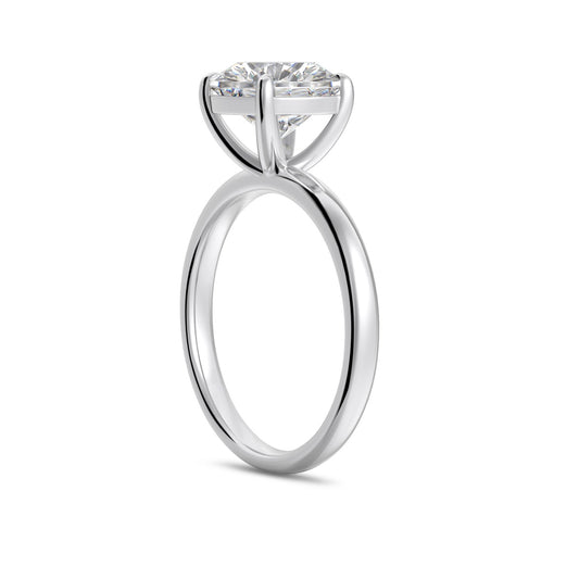 Flydeer 3 CT Engagement Ring for Women 925 Sterling Silver Round Solitaire Wedding Promise Ring for Her AAAAA CZ Size 5-8