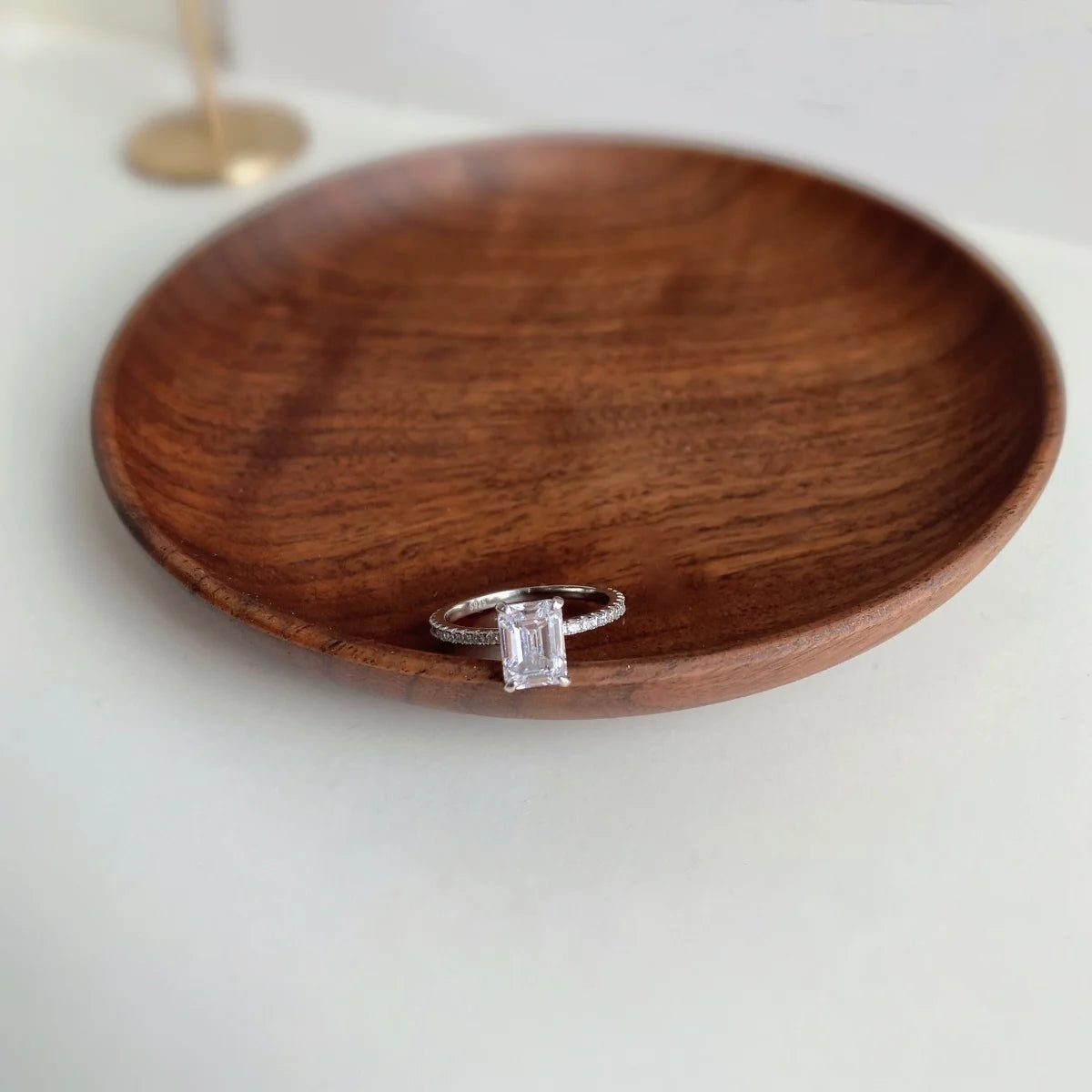 Flydeer Engagement Rings for Women 925 Sterling Silver Emerald Cut Wedding Rings 2CT 5A CZ Anniversary Size 5-9